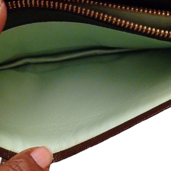 ⚜️BVLGARI DARK BROWN DOPPIO TONDO LEATHER BI-FOLD WALLET - Picture 8 of 15